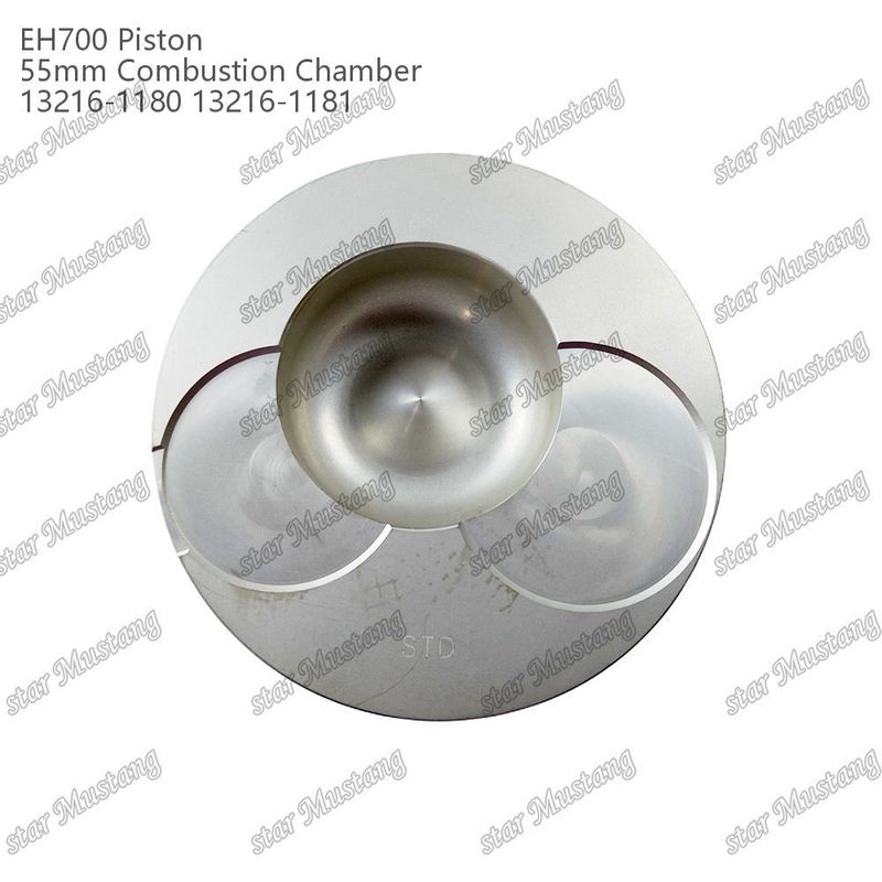 Piston EH700 55 mm chambre de combustion 13216-1181 13216-1180 Pour les pièces de réparation des moteurs diesel Hino