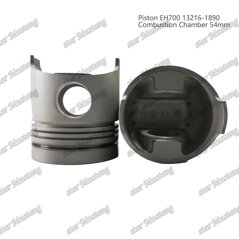 Piston EH700 chambre de combustion 54mm 13216-1890 Pour les pièces de réparation des moteurs diesel Hino