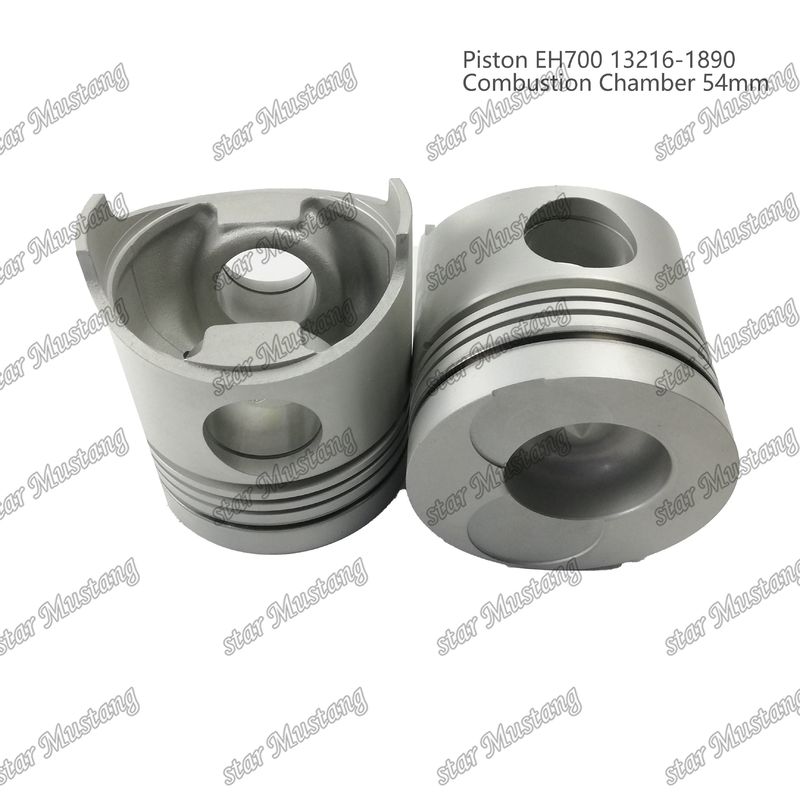 Piston EH700 chambre de combustion 54mm 13216-1890 Pour les pièces de réparation des moteurs diesel Hino
