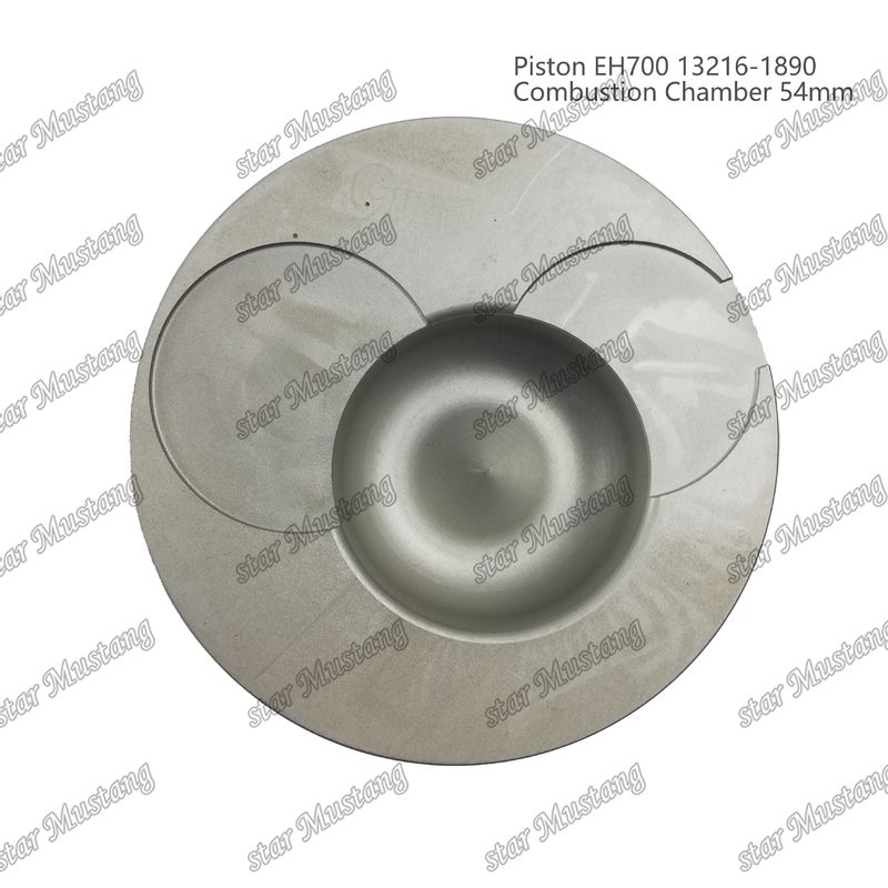 Piston EH700 chambre de combustion 54mm 13216-1890 Pour les pièces de réparation des moteurs diesel Hino