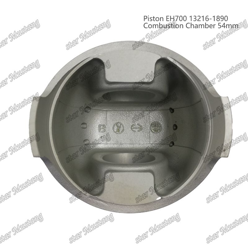 Piston EH700 chambre de combustion 54mm 13216-1890 Pour les pièces de réparation des moteurs diesel Hino