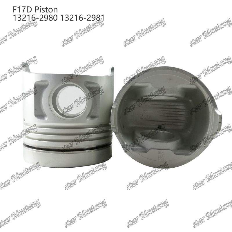 Piston F17D Chambre de combustion 69mm 13216-2980 13216-2981 Pour les pièces de réparation des moteurs diesel Hino