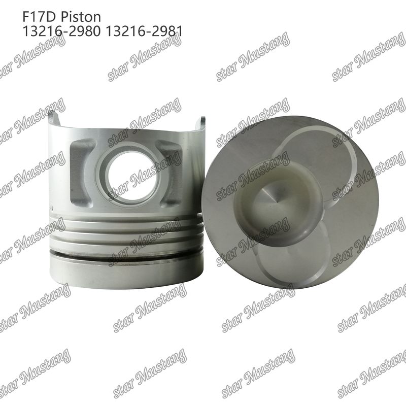 Piston F17D Chambre de combustion 69mm 13216-2980 13216-2981 Pour les pièces de réparation des moteurs diesel Hino