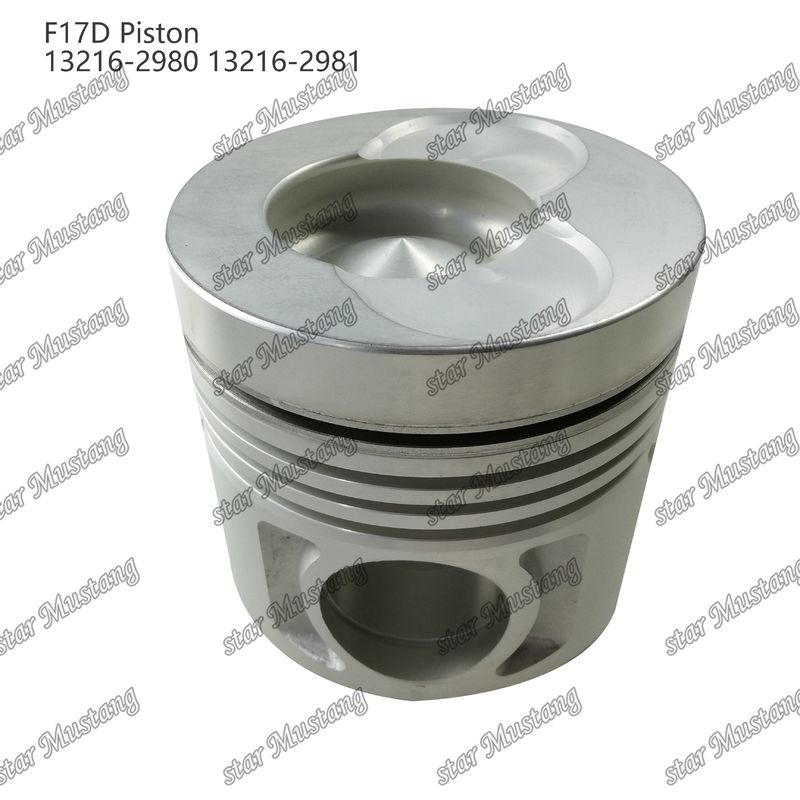 Piston F17D Chambre de combustion 69mm 13216-2980 13216-2981 Pour les pièces de réparation des moteurs diesel Hino
