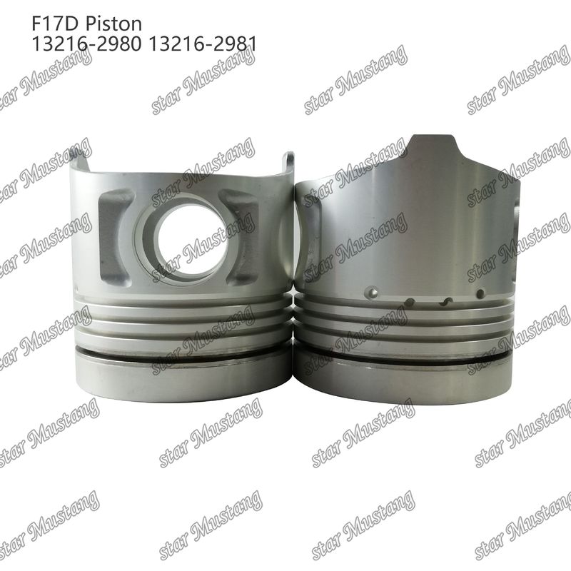 Piston F17D Chambre de combustion 69mm 13216-2980 13216-2981 Pour les pièces de réparation des moteurs diesel Hino