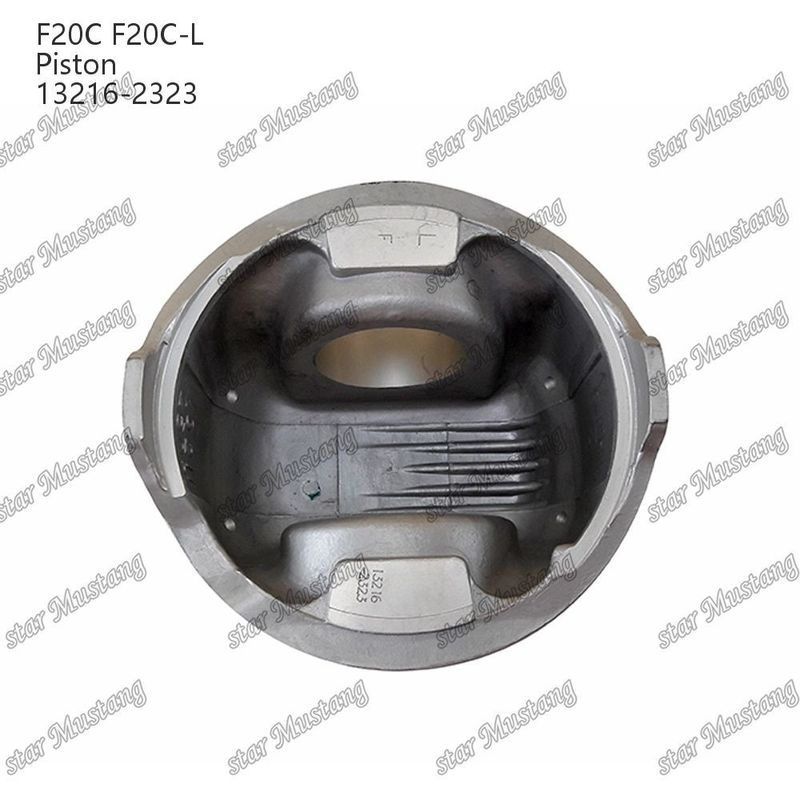 Piston F20C-L fond plat 13216-2323 Pour les pièces de réparation de moteurs diesel Hino