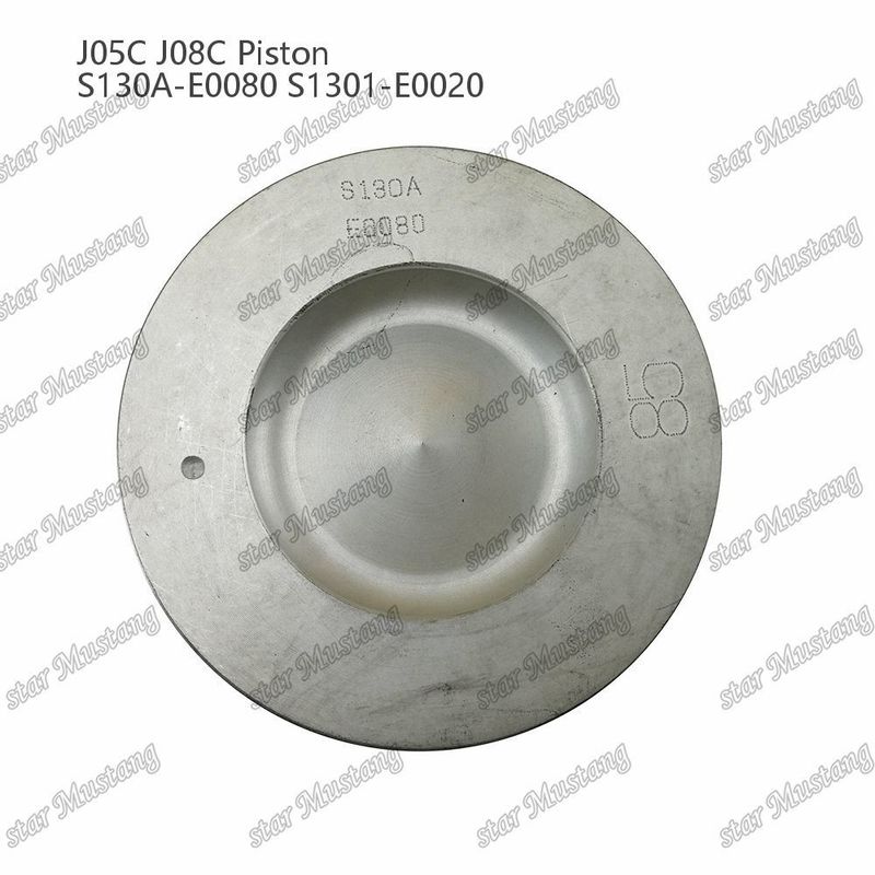 Piston J05C J08C avec pochette de cuivre 65 mm chambre de combustion refroidissement interne S130A-E0080 S1301-E0020 Pour Hino