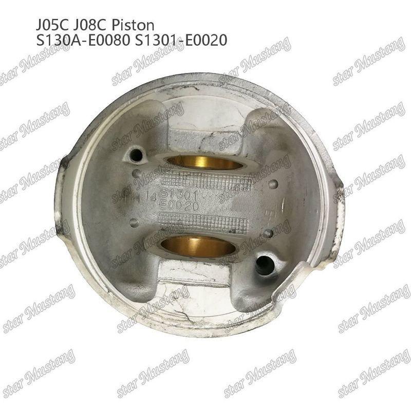 Piston J05C J08C avec pochette de cuivre 65 mm chambre de combustion refroidissement interne S130A-E0080 S1301-E0020 Pour Hino