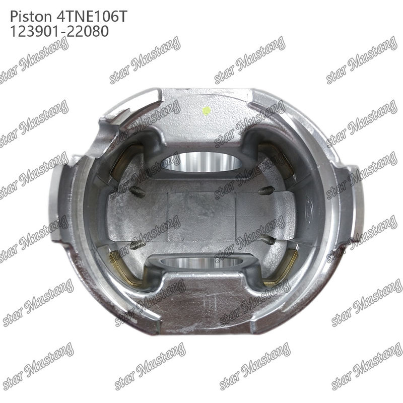 Piston 4TNE106T avec impression de vanne 123901-22080 Pour Yanmar Parties de réparation de moteurs diesel