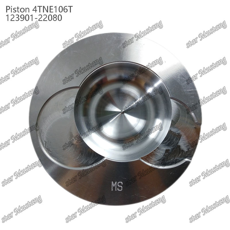 Piston 4TNE106T avec impression de vanne 123901-22080 Pour Yanmar Parties de réparation de moteurs diesel
