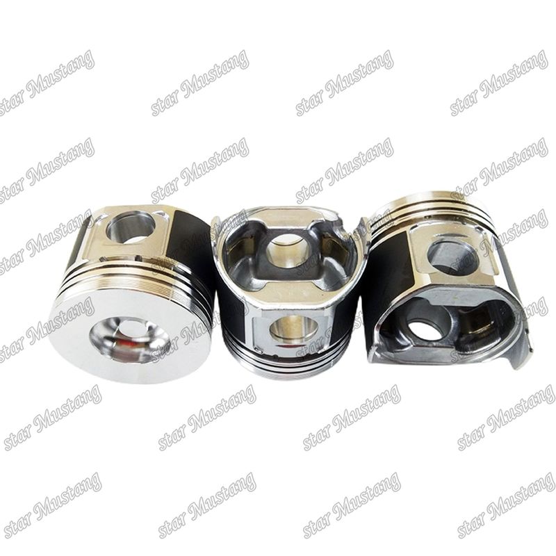 Piston S4D84E-5 4TNV84 Hauteur 84 mm Chambre de combustion Taille 41.3 mm 129508-22080 Pour les pièces de réparation des moteurs diesel Yanmar