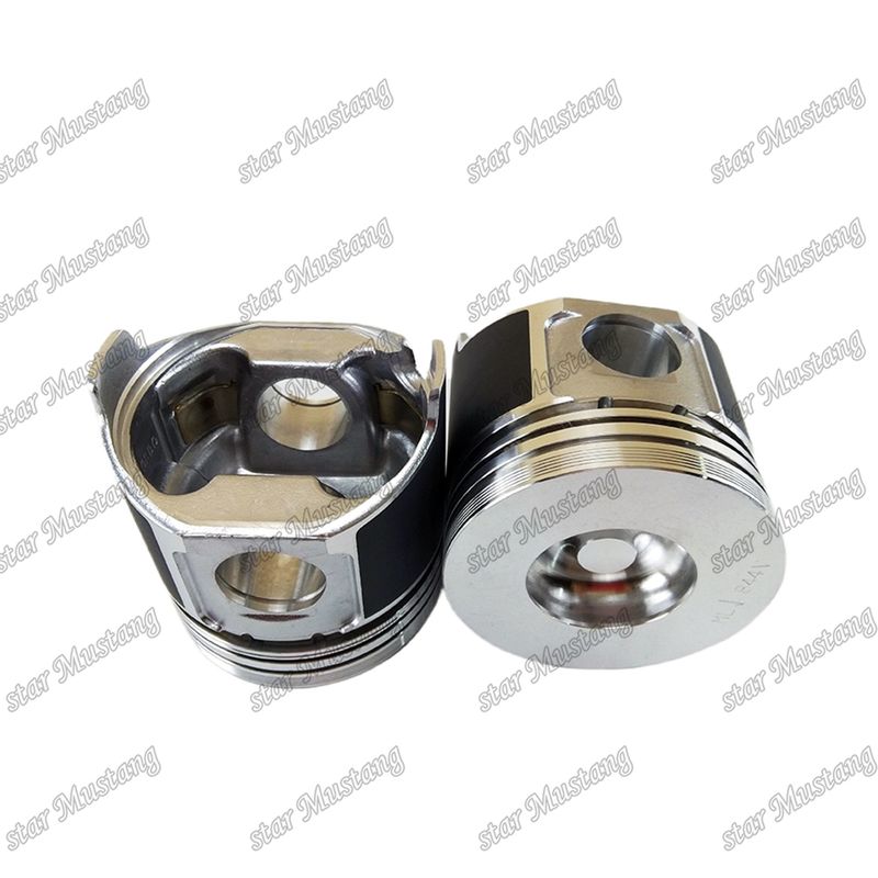 Piston S4D84E-5 4TNV84 Hauteur 84 mm Chambre de combustion Taille 41.3 mm 129508-22080 Pour les pièces de réparation des moteurs diesel Yanmar