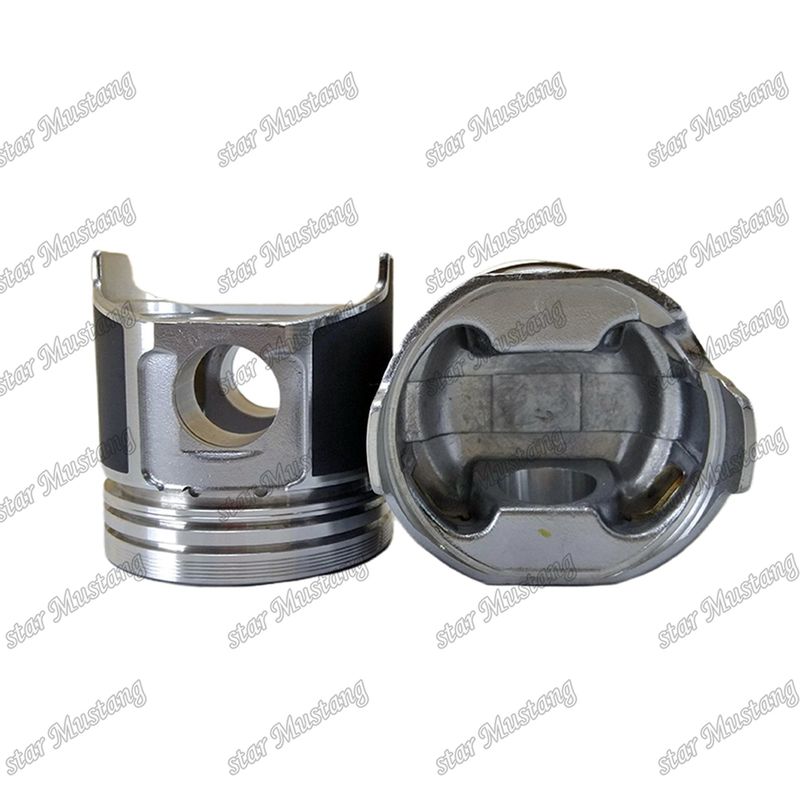 Piston S4D84E-5 4TNV84 Hauteur 84 mm Chambre de combustion Taille 41.3 mm 129508-22080 Pour les pièces de réparation des moteurs diesel Yanmar