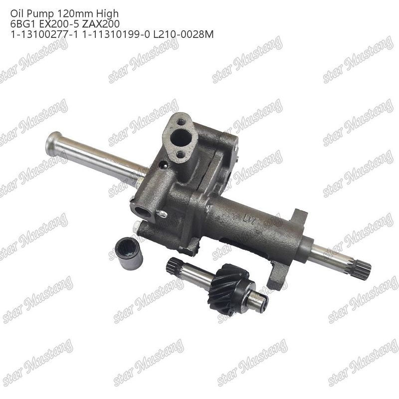 Pompe à huile 6BG1 120 mm de hauteur EX200-5 ZAX200 1-13100277-1 1-13100204-1 Pour les pièces détachées des moteurs Isuzu