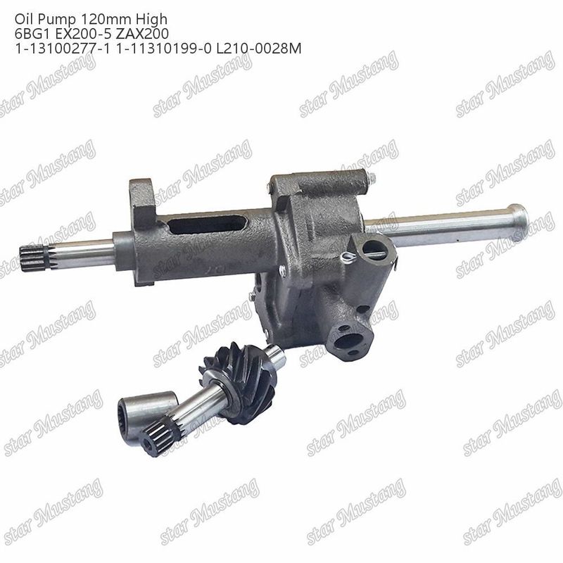 Pompe à huile 6BG1 120 mm de hauteur EX200-5 ZAX200 1-13100277-1 1-13100204-1 Pour les pièces détachées des moteurs Isuzu