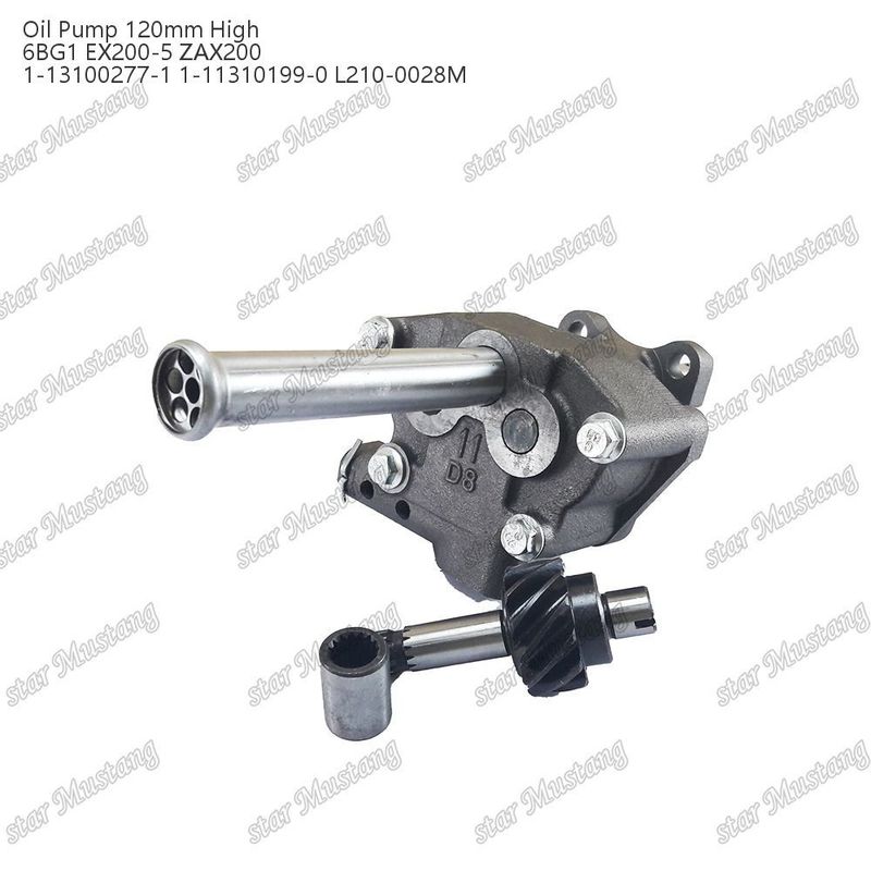 Pompe à huile 6BG1 120 mm de hauteur EX200-5 ZAX200 1-13100277-1 1-13100204-1 Pour les pièces détachées des moteurs Isuzu
