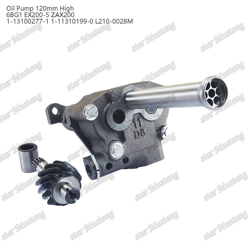 Pompe à huile 6BG1 120 mm de hauteur EX200-5 ZAX200 1-13100277-1 1-13100204-1 Pour les pièces détachées des moteurs Isuzu