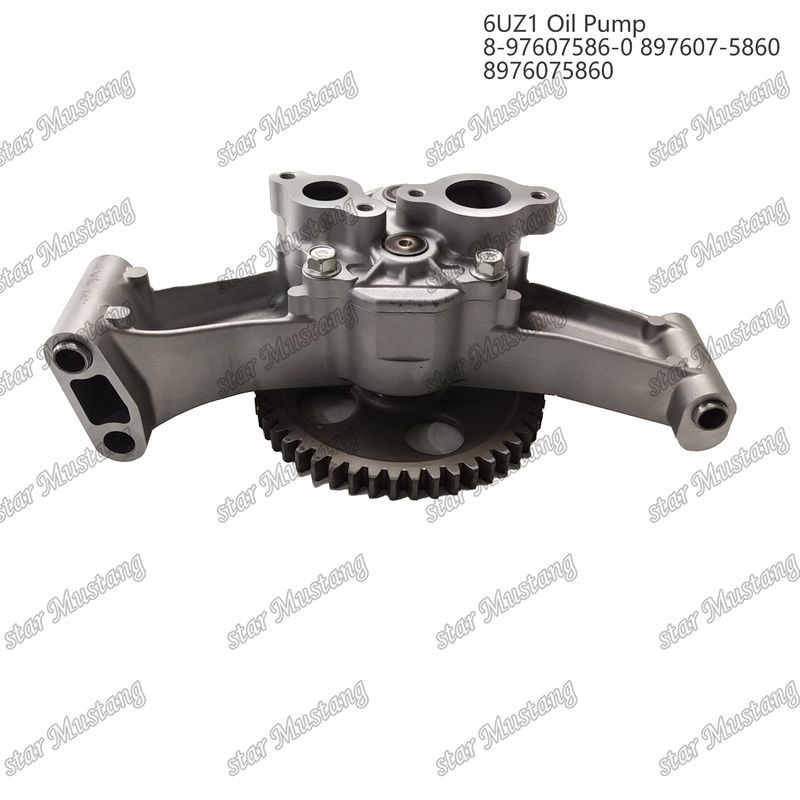 Pompes à huile 6UZ1 8-97607586-0 897607-5860 8976075860 Pour les pièces détachées des moteurs Isuzu