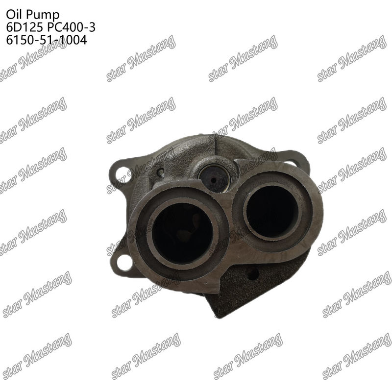 Pompe à huile 6D125 PC400-3 Plate 6150-51-1004 Pour pièces détachées de moteur Kumatsu