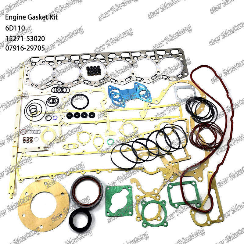 6D110 Ensemble de joints complets 6138-K1-9901 6138-K2-9901 Convient pour le Komatsu