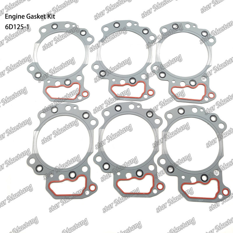 Kit de joints complets 6D125-1 Pour les pièces de réparation de moteurs diesel Komatsu