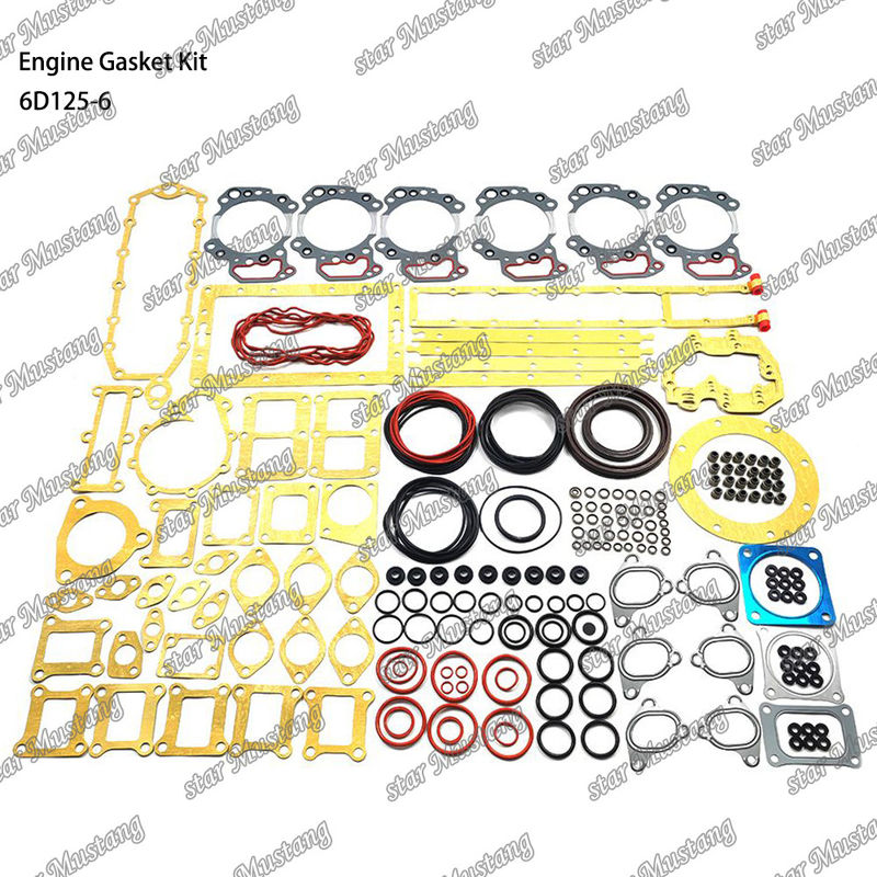 Kit complet de joints 6D125-6 pour les pièces de réparation de moteurs diesel Komatsu