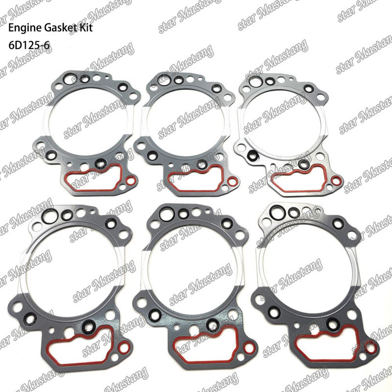 Kit complet de joints 6D125-6 pour les pièces de réparation de moteurs diesel Komatsu