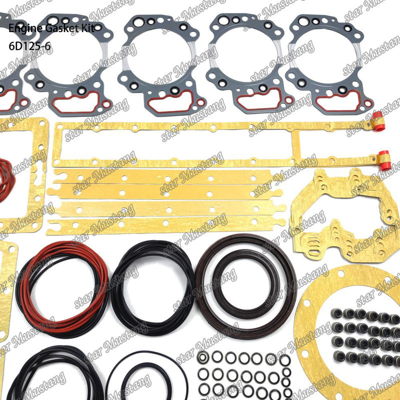 Kit complet de joints 6D125-6 pour les pièces de réparation de moteurs diesel Komatsu