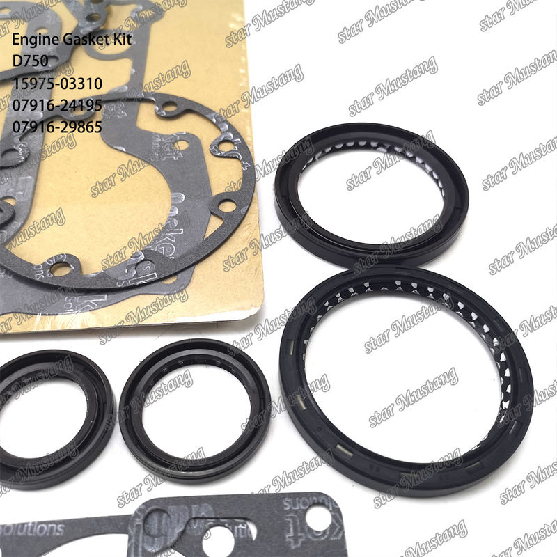 D750 Ensemble de joints complets joints de tête 15975-03310 haut 07916-24195 bas 07916-29865 Convient pour Kubota