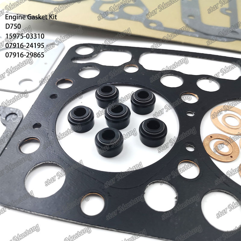 D750 Ensemble de joints complets joints de tête 15975-03310 haut 07916-24195 bas 07916-29865 Convient pour Kubota