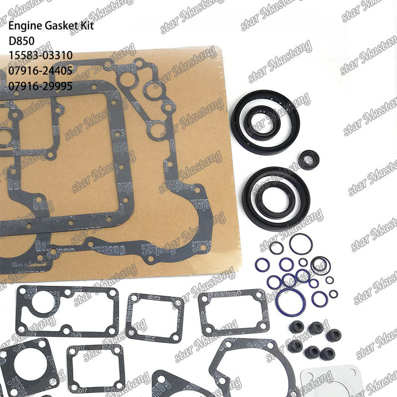D850 Ensemble de joints complets Joints de tête 15583-03310 Supérieur 07916-24405 Inférieur 07916-29995 Convient pour Kubota