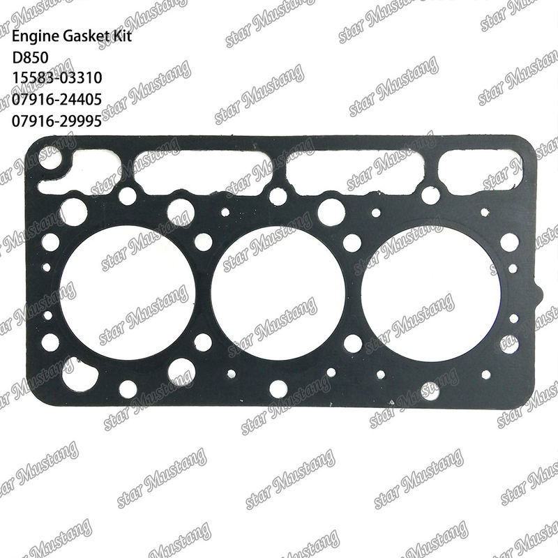 D850 Ensemble de joints complets Joints de tête 15583-03310 Supérieur 07916-24405 Inférieur 07916-29995 Convient pour Kubota