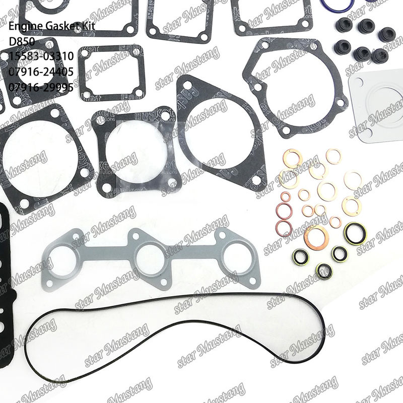 D850 Ensemble de joints complets Joints de tête 15583-03310 Supérieur 07916-24405 Inférieur 07916-29995 Convient pour Kubota
