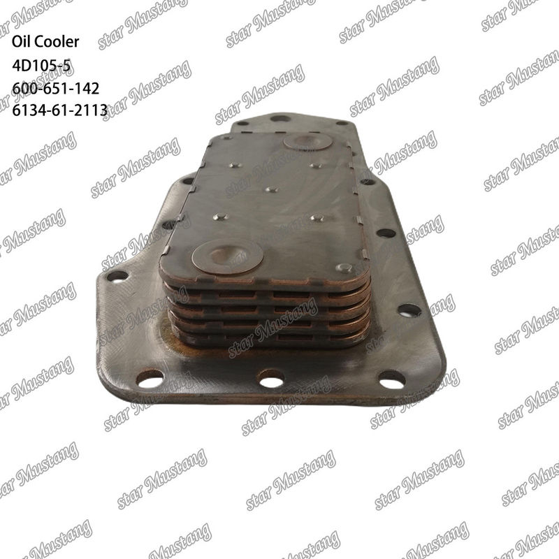 Cooler à huile 4D105-5 600-651-142 6134-61-2113 Pour pièces détachées de moteur KUMATSU