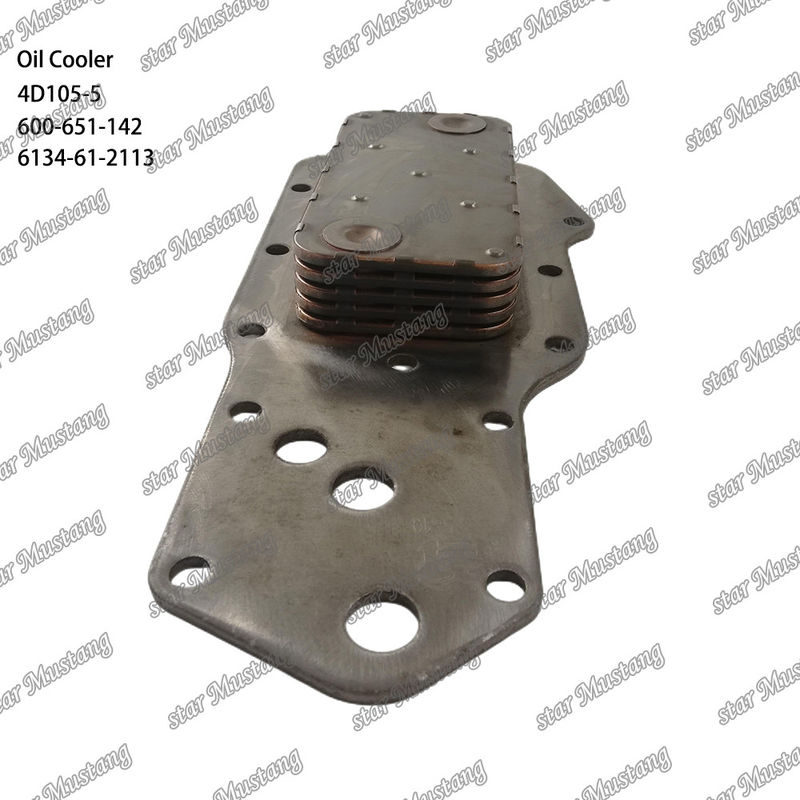 Cooler à huile 4D105-5 600-651-142 6134-61-2113 Pour pièces détachées de moteur KUMATSU