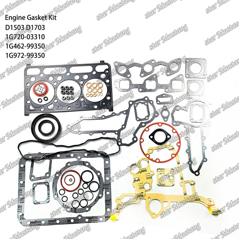 D1503 D1703 Ensemble complet de joints métalliques 1G720-03310 1G462-99350 1G972-99350 Convient pour Kubota