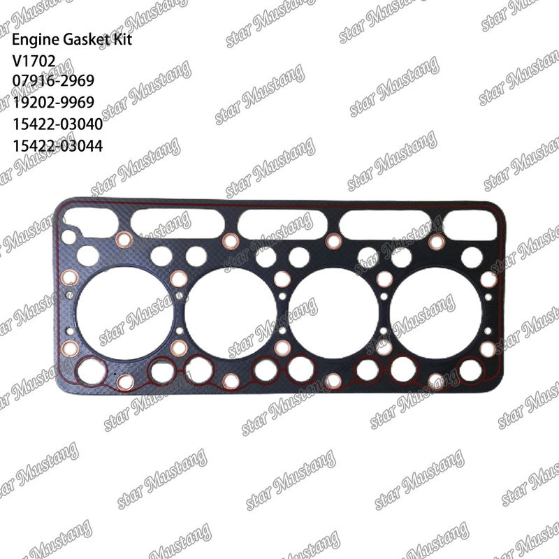V1702 Ensemble complet de joints 07916-2969 19202-9969 15422-03040 15422-03044 Convient pour le groupe Kubota