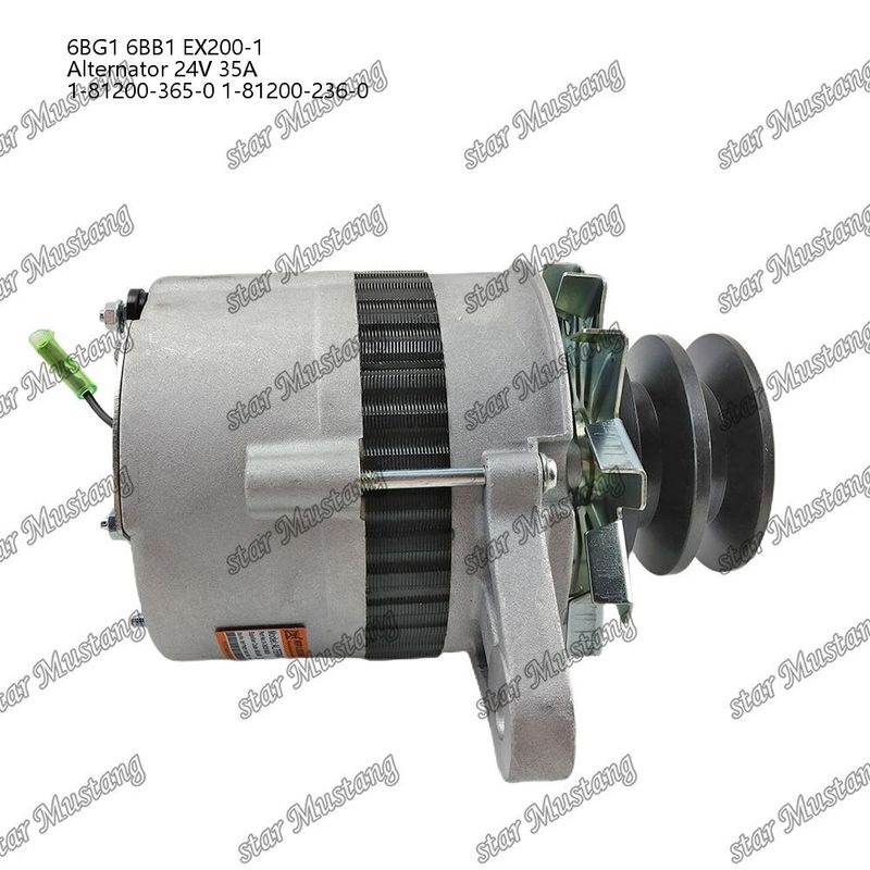 L'alternateur 6BG1 6BB1 EX200-1 24V 35A 1-81200-365-0 1-81200-236-0