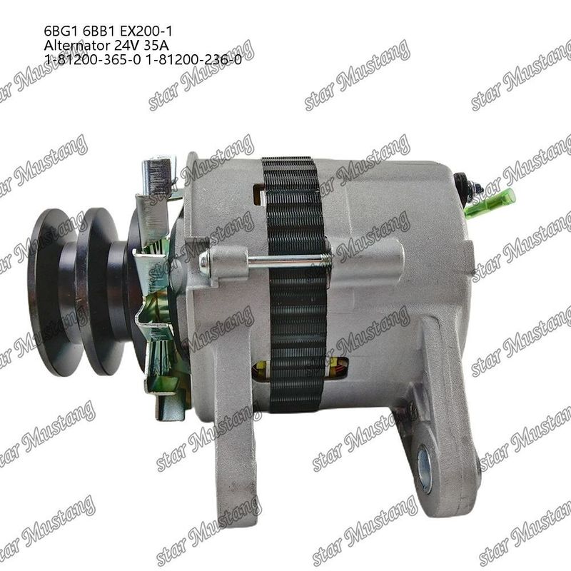 L'alternateur 6BG1 6BB1 EX200-1 24V 35A 1-81200-365-0 1-81200-236-0