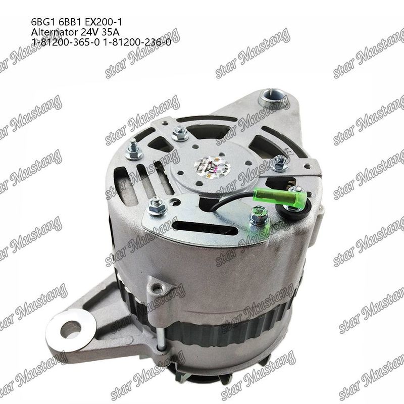 L'alternateur 6BG1 6BB1 EX200-1 24V 35A 1-81200-365-0 1-81200-236-0
