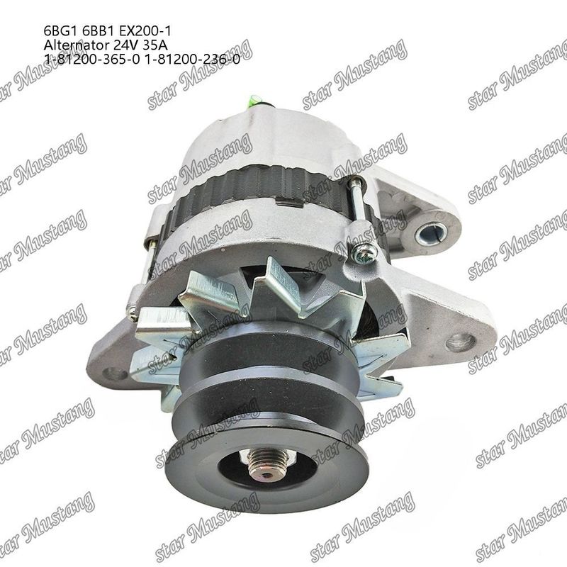 L'alternateur 6BG1 6BB1 EX200-1 24V 35A 1-81200-365-0 1-81200-236-0