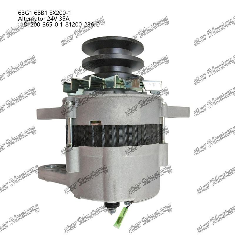 L'alternateur 6BG1 6BB1 EX200-1 24V 35A 1-81200-365-0 1-81200-236-0