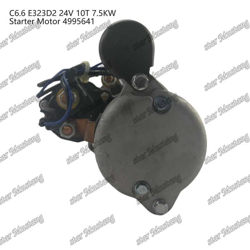 Moteur de démarrage C6.6 E323D2 24V 10T 7,5 kW 4995641 Pour pièces détachées de moteur Caterpillar