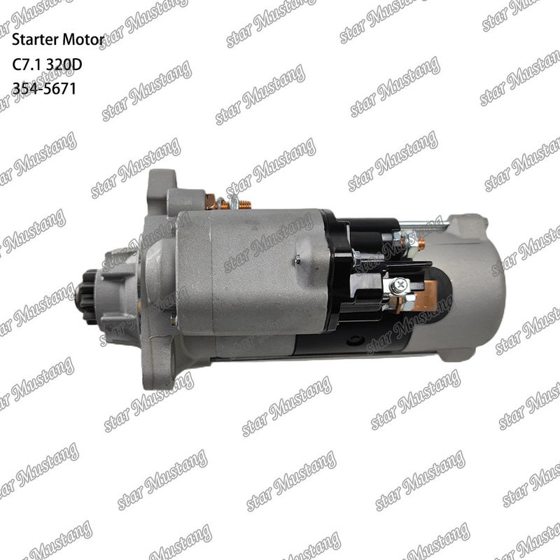 Moteur de démarrage C7.1 320D 24V 10T 7,5 kW 354-5671 Pour pièces détachées de moteur Caterpillar