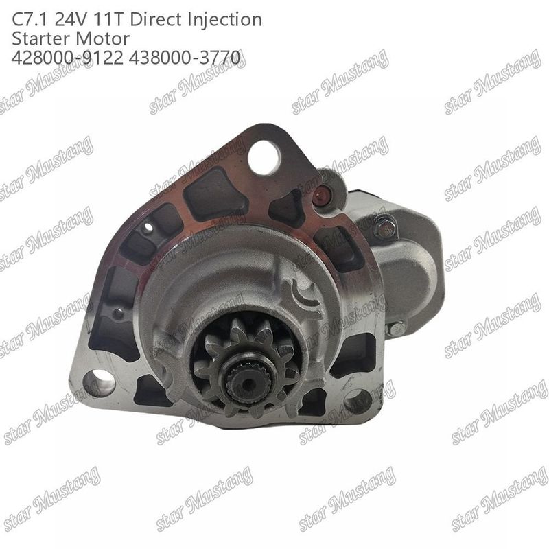 Moteur de démarrage du moteur C7.1 DI Type 24V 11T 428000-9122 438000-3770 Pour pièces détachées de moteur Caterpillar