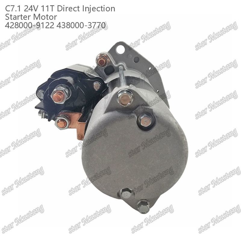 Moteur de démarrage du moteur C7.1 DI Type 24V 11T 428000-9122 438000-3770 Pour pièces détachées de moteur Caterpillar