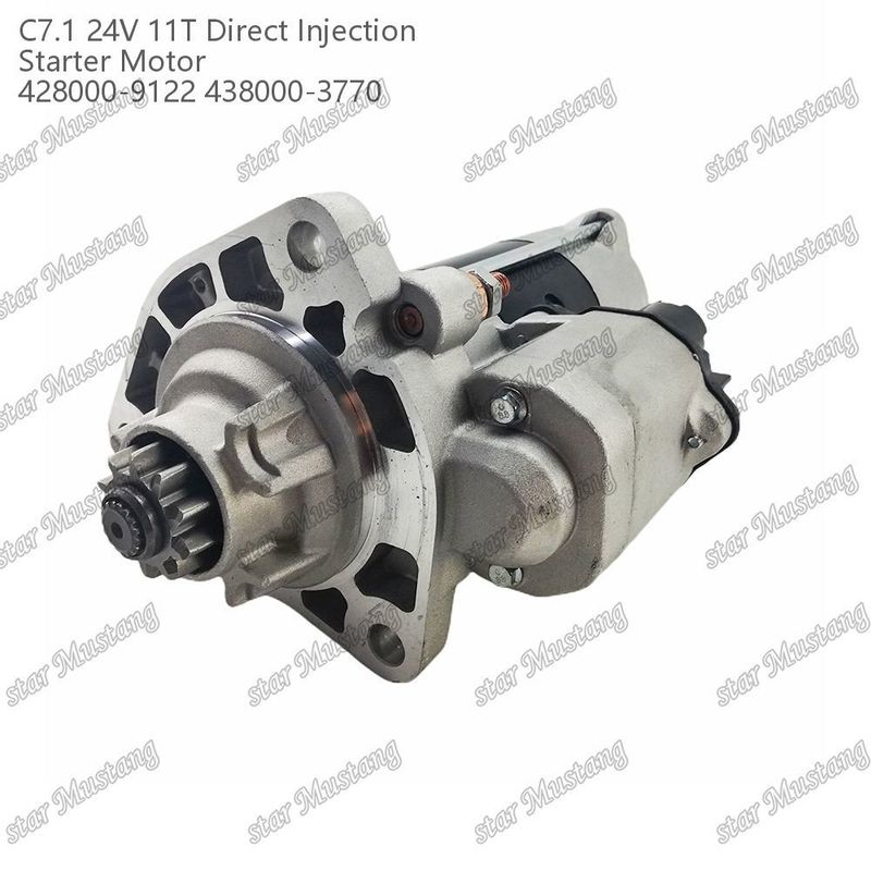 Moteur de démarrage du moteur C7.1 DI Type 24V 11T 428000-9122 438000-3770 Pour pièces détachées de moteur Caterpillar