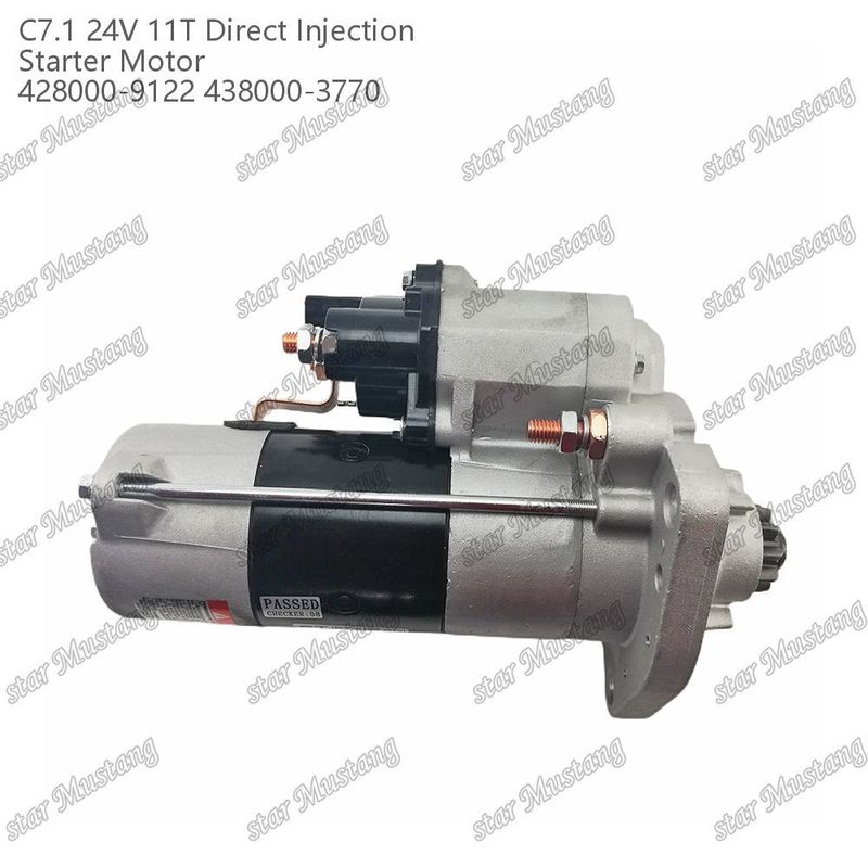 Moteur de démarrage du moteur C7.1 DI Type 24V 11T 428000-9122 438000-3770 Pour pièces détachées de moteur Caterpillar