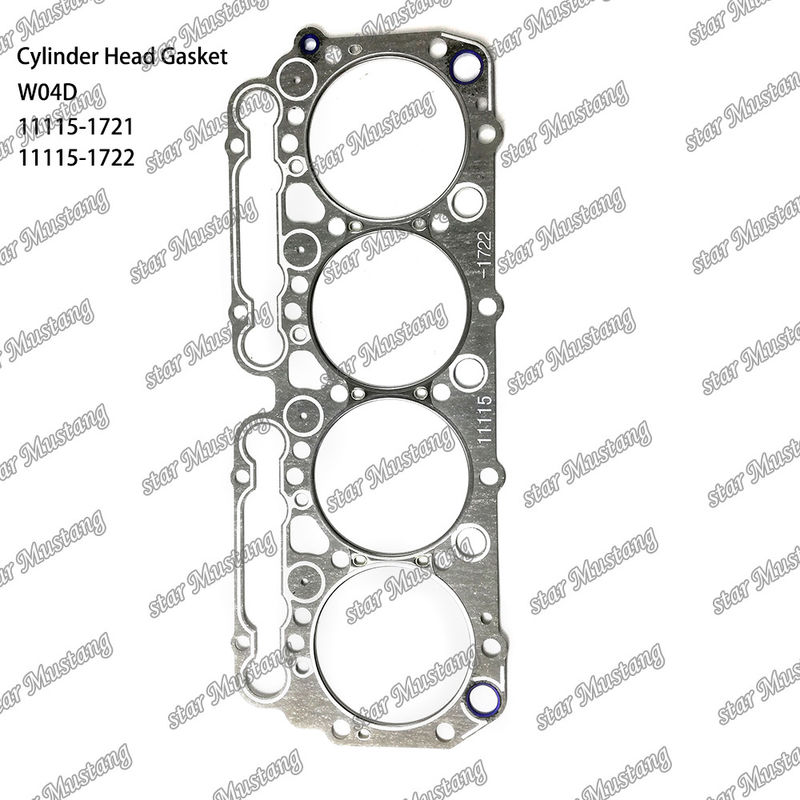 Joints de tête de cylindre W04D 11115-1721 11115-1722 Pour pièces détachées de moteur HINO