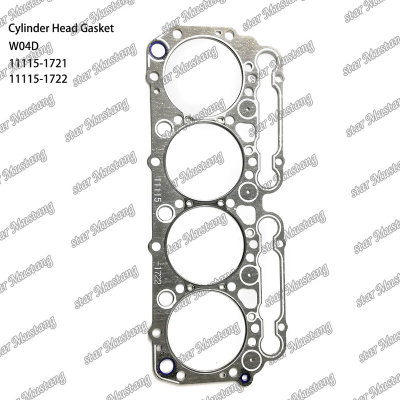 Joints de tête de cylindre W04D 11115-1721 11115-1722 Pour pièces détachées de moteur HINO